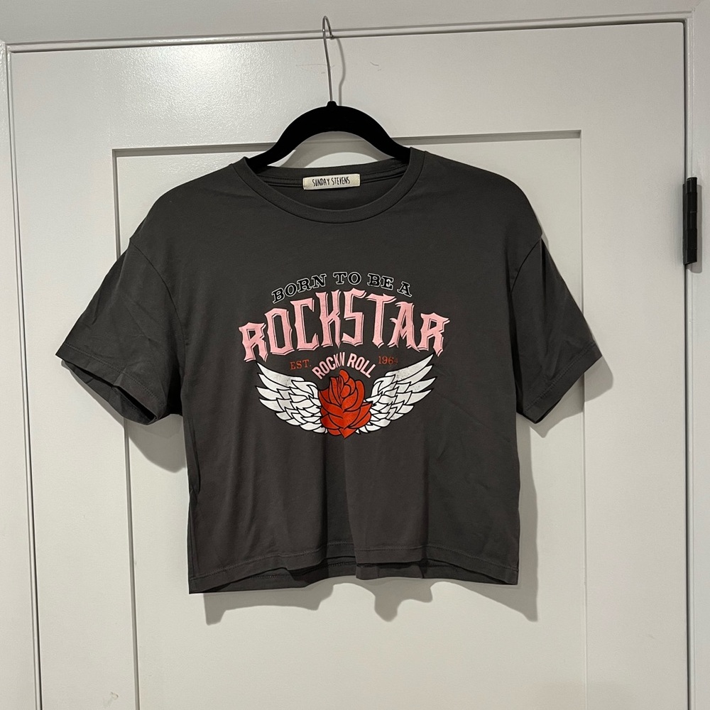 Born to be a rockstar vintage tee